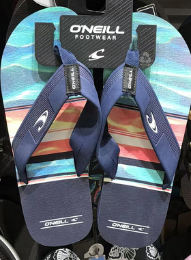 2026年ONEILL现货夏季男士潮牌舒适布带人字拖时尚防滑凉拖