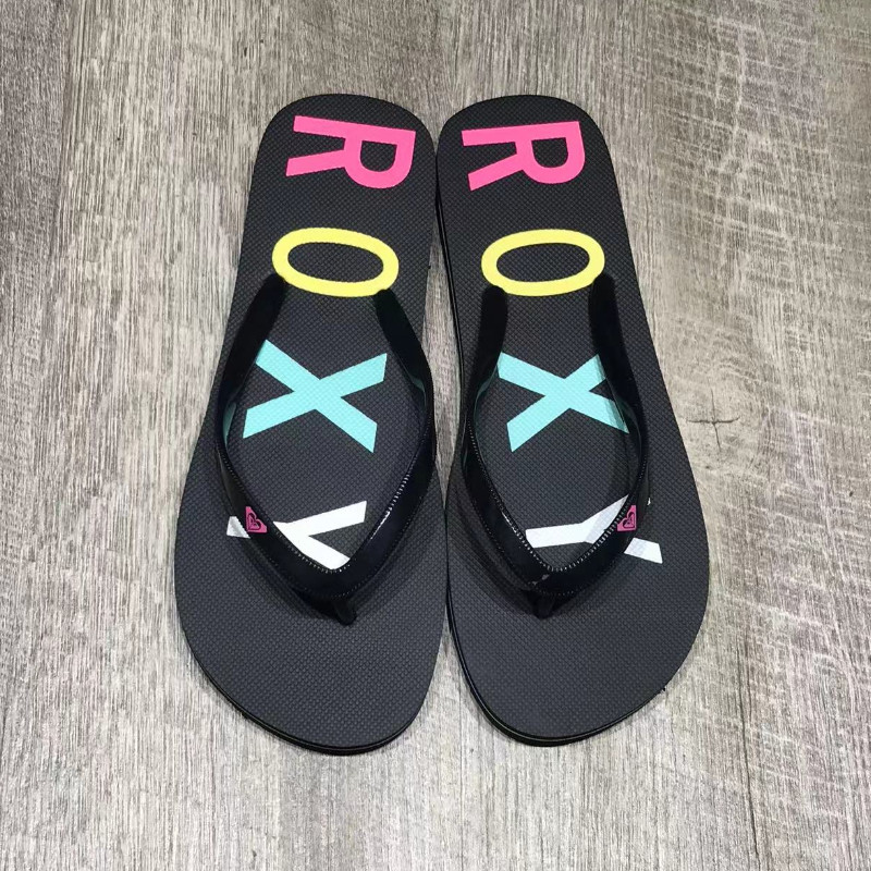 现货防滑凉拖鞋ROXY简约