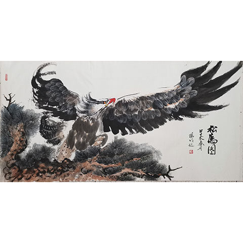 手绘国画字画收藏名家真迹纯手绘客厅办公室书房装饰国画作品精品
