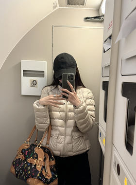 superniniyy 排骨羽绒服&新国标90白鸭绒镀光面料小立领羽绒外套