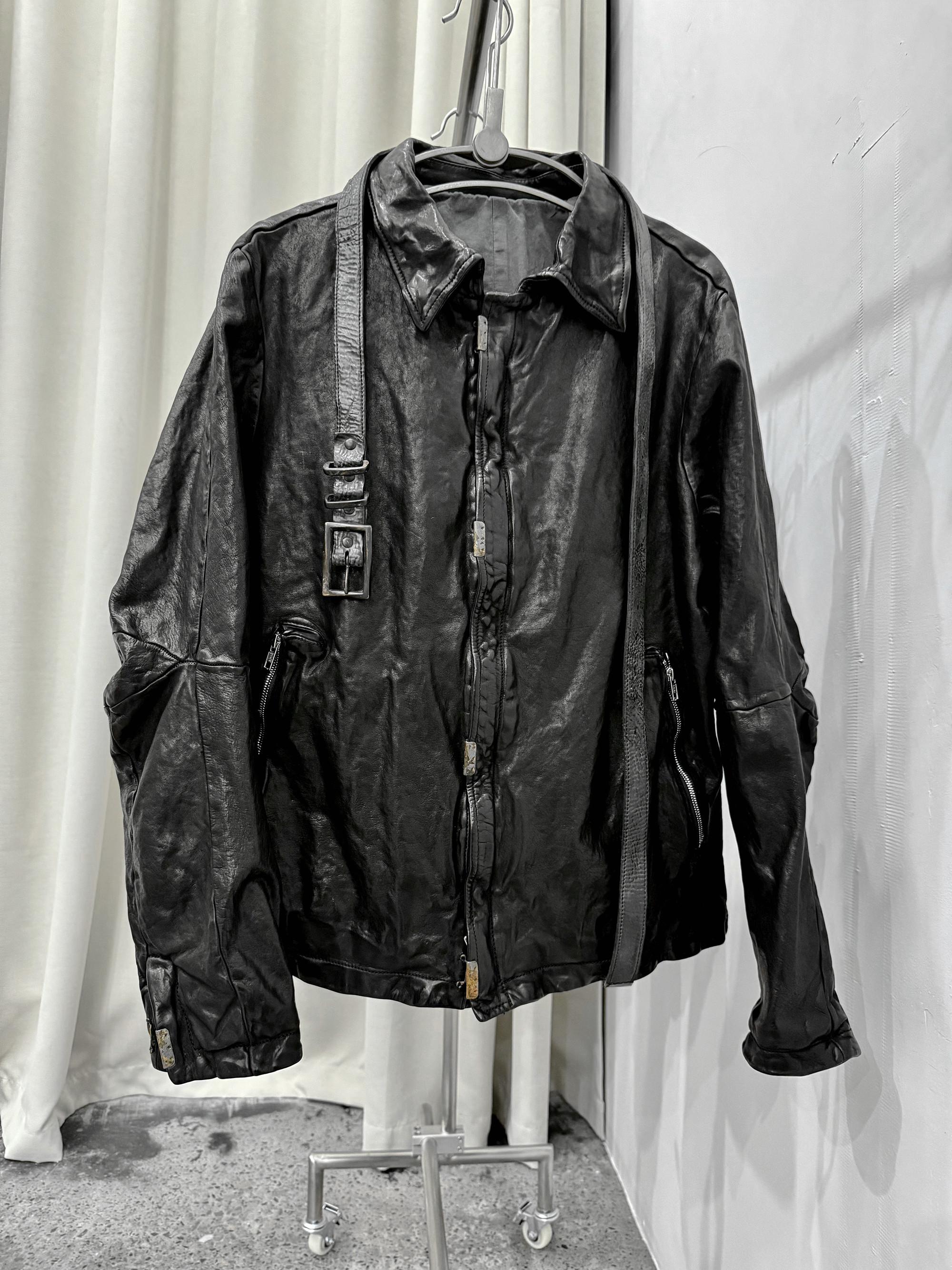 thumbnail for Diablo Pioneer Horseskin Ready-to-Wear Washing Craftsman Slim Leather Jacket 2498