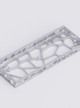 wooting60he镂空铝壳改装磁轴键盘代组Holy60外壳EV63/rakka60 v2