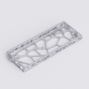 rakka60 wooting60he镂空铝壳改装 磁轴键盘代组Holy60外壳EV63