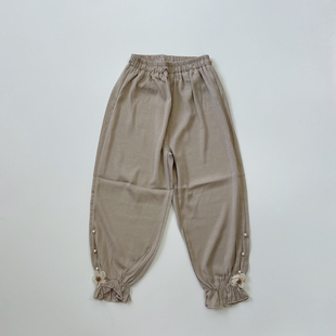 春夏110 薄款 长裤 超透气舒服女童夏季 150QB1 夏款