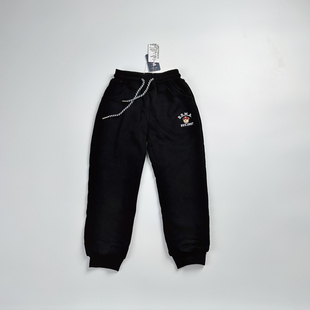 7042中大童儿童棉羊绒双层加绒卫裤 160 冬季 120 保暖裤 冬款