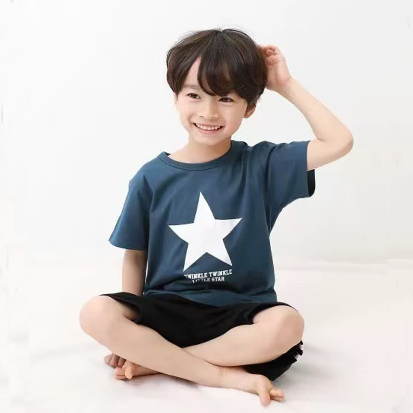 男童女童宽松时尚套装上衣短裤