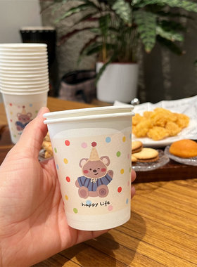 DIY50卡通纸杯家用环保