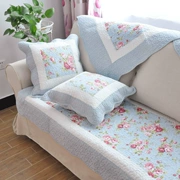 Vườn xanh hai mặt vải cotton hộ gia đình bốn mùa phổ quát phòng khách sofa đệm sofa - Ghế đệm / đệm Sofa