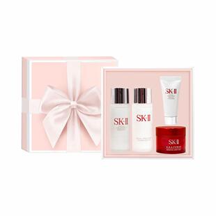 大红瓶面霜15g神仙水30m清莹露30ml洗面奶20g