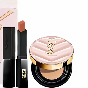 小黑条314口红 皮革气垫B20持久显色礼盒套装