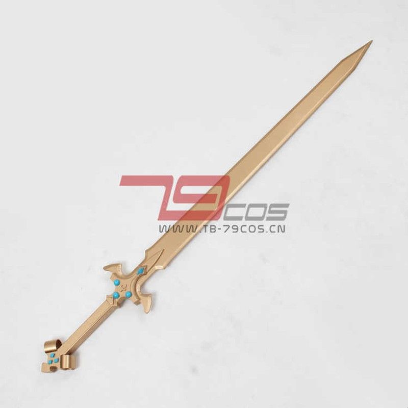 COS刀剑神域妖精之舞篇桐人圣剑Excalibur精品道具定做 0139