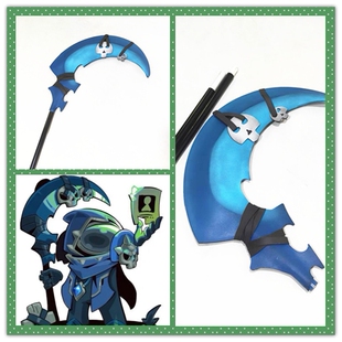 太空杀赏金猎人骷髅镰刀武器cosplay武器弯镰刀道具定做