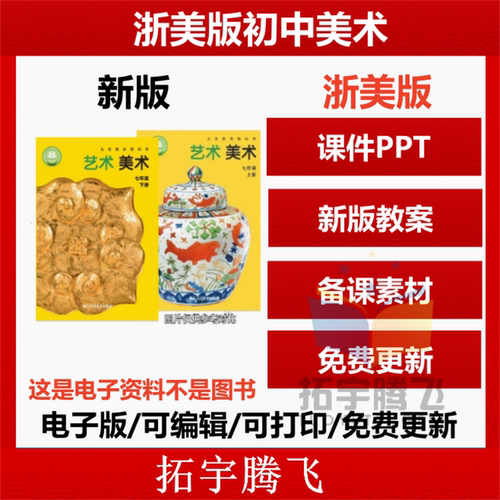 2026年浙美版初中美术课件教案