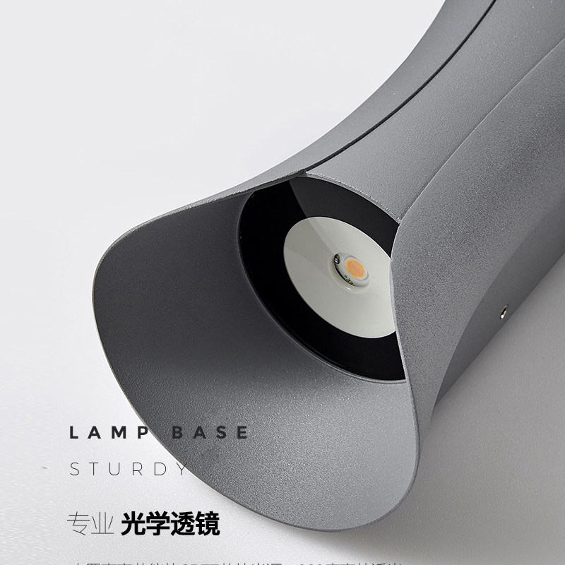 简约现代卧室床头灯简欧轻奢客厅电视背景墙楼梯壁灯上下发光墙灯