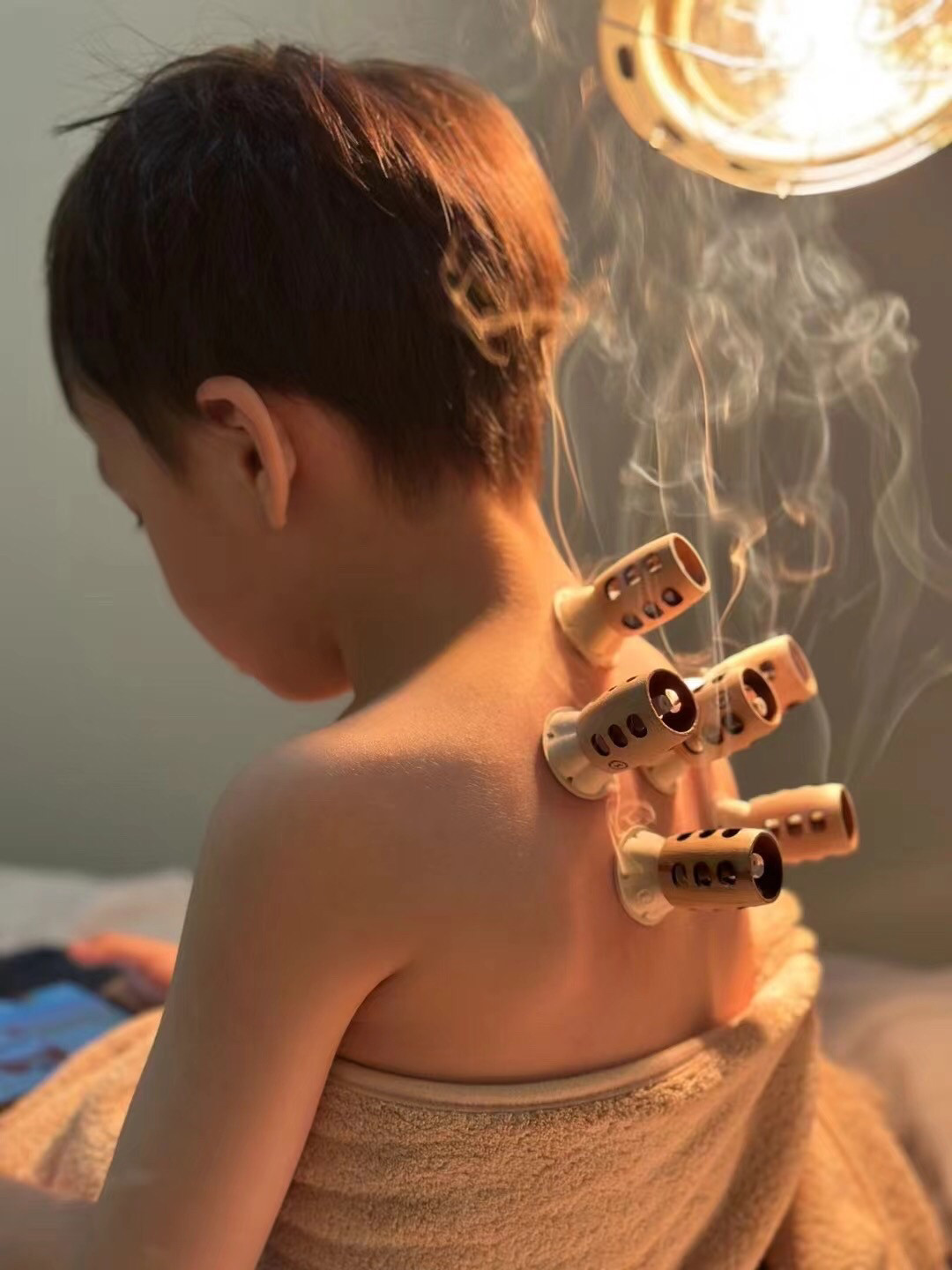 正品艾艾贴保护罩艾灸器艾灸防护罩10个艾灸防烫防灰套木质加长