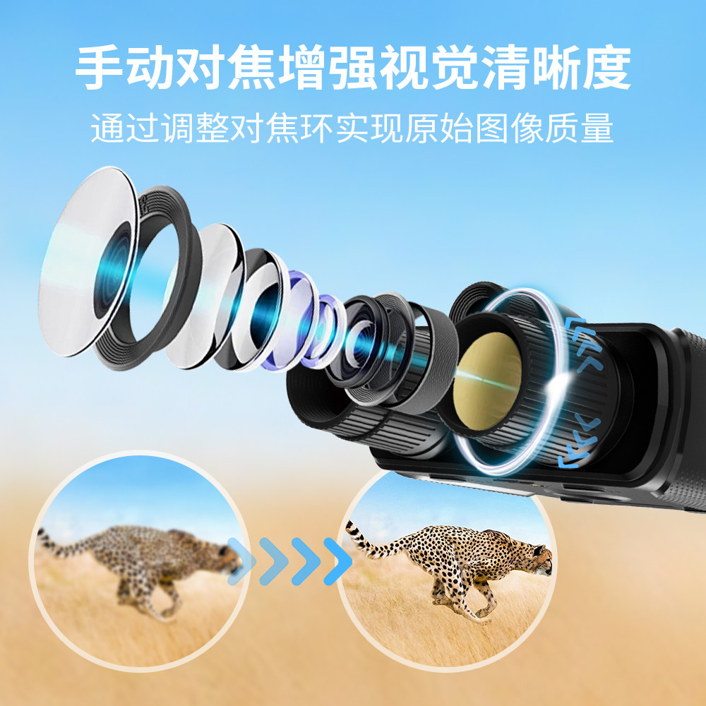 博仕航NVS690 4K红外双目夜视仪全彩高清小型便携夜间望远镜成像