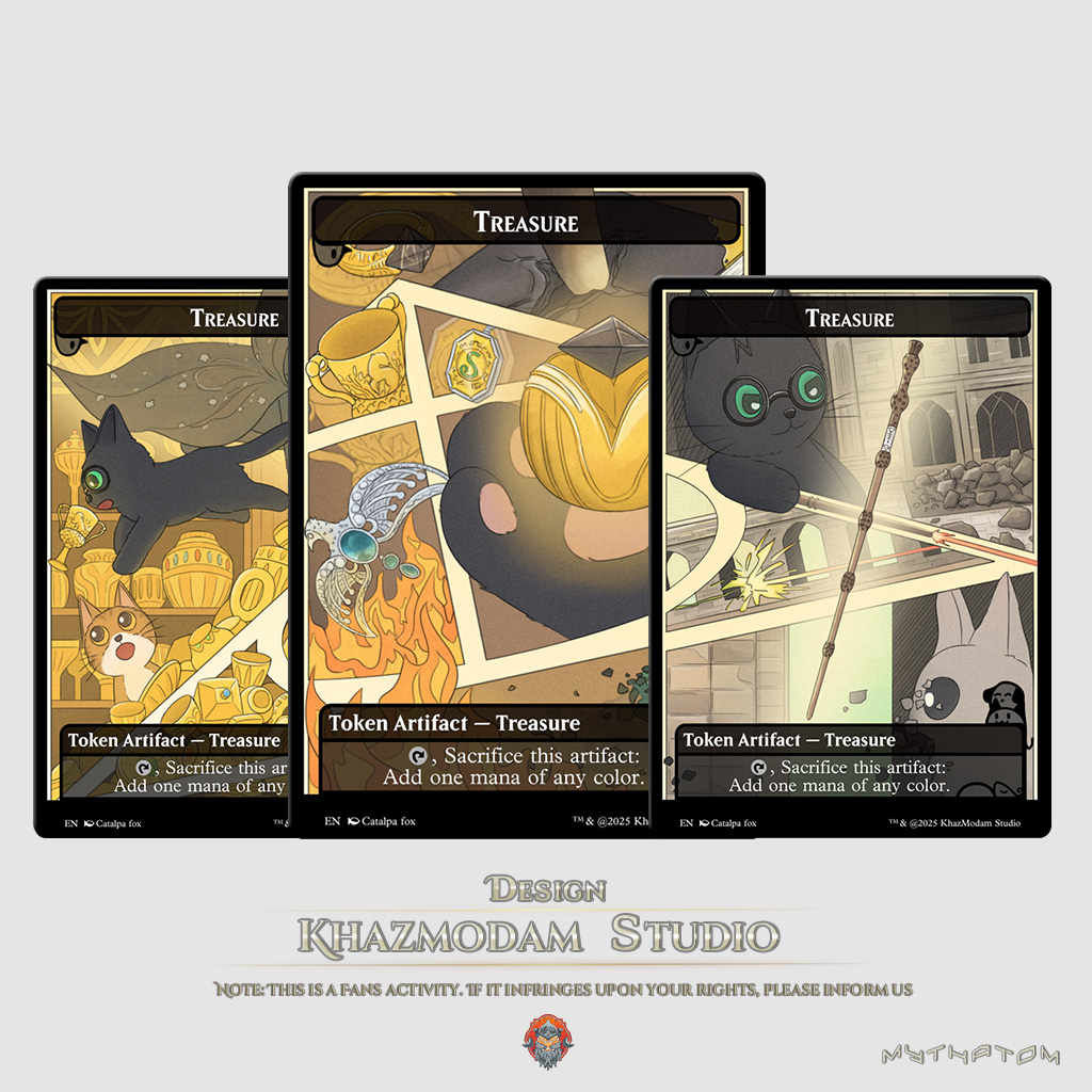 万智牌MTG哈利波特珍宝Token代卡