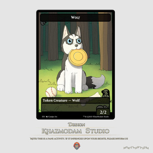 万智牌MTG全彩基础Token衍生物异画闪卡代牌套装收藏卡牌游戏周边