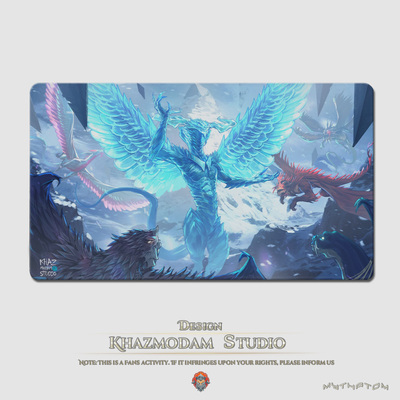 万智牌MTG鞑契之主长老龙灵龙乌金牌垫桌垫TCG耐脏创意鼠标垫周边