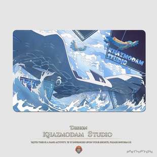 宝可梦集换PTCG宝可梦海神洛奇亚TCG耐脏创意鼠标垫&牌垫现货周边
