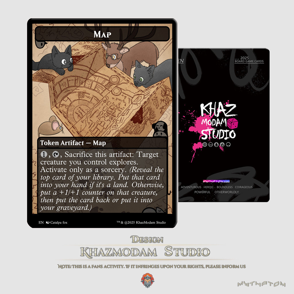 万智牌MTGMap地图哈利波特主题平闪卡代卡代牌套装卡牌游戏周边图片