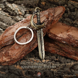 卡兹莫丹万智牌MTG丰馑剑周边合金破魔利器钥匙扣挂件乙太漂移