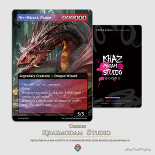 万智牌MTG元祖尼米捷(Niv-Mizzet, Parun)卡牌EDH指挥官代卡现货