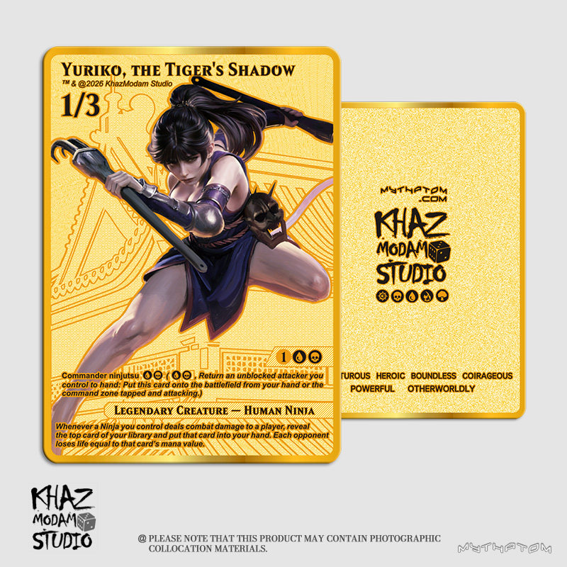 万智牌MTG虎影百合子(Yuriko, the Tiger's Shadow)指挥官代卡图片