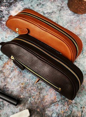 LOFT手作 文具笔袋 意大利Mbox皮料