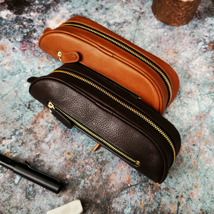 LOFT手作 文具笔袋 意大利Mbox皮料