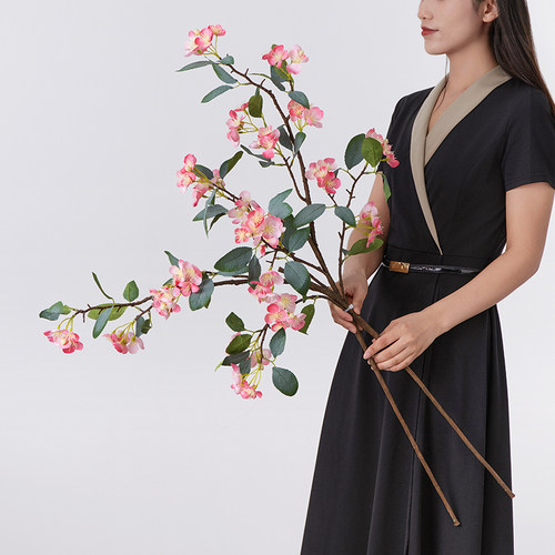 木绣球仿真花客厅海棠花装饰假花