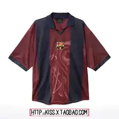 2026 American Travis Scott Cactus Jack Collaboration with Barcelona Couple's Jersey Short-Sleeved T-Shirt