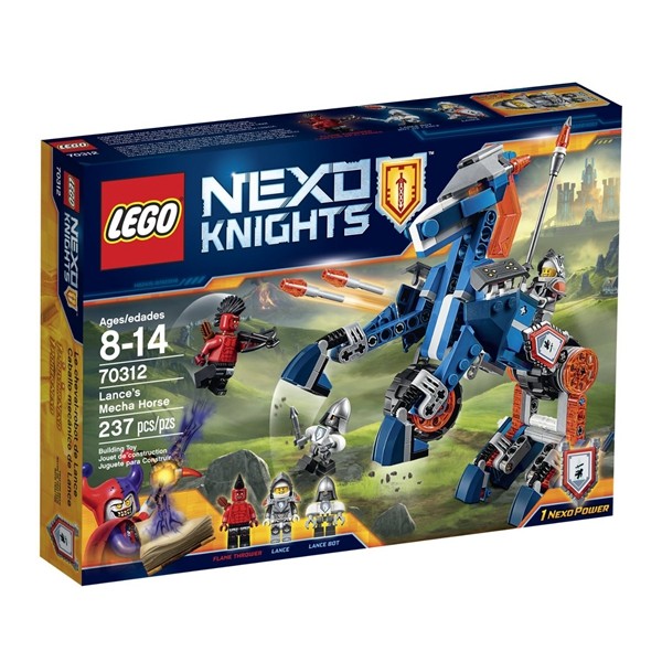 乐高lego 70312 nexo 骑士系列兰斯的机器战马2016款儿童智力玩具