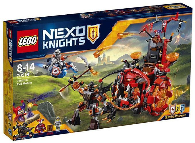 乐高LEGO Nexo骑士系列70316杰斯托的邪恶战车2016款儿童智力玩具