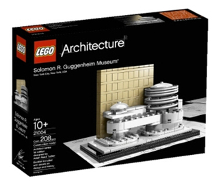 乐高LEGO 建筑系列21004所罗门古根海姆博物馆积木拼搭益智玩具