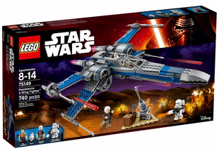 乐高LEGO 75149 星球大战系列 义军X翼战机2016款儿童智力玩具