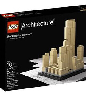 绝版乐高LEGO 21007建筑系列 洛克菲勒中心 拼插积木儿童智力拼接