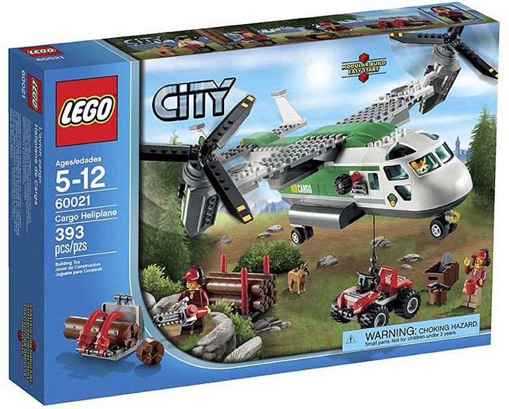 乐高lego 60021 城市系列 货运飞机 拼插积木儿童智力玩具