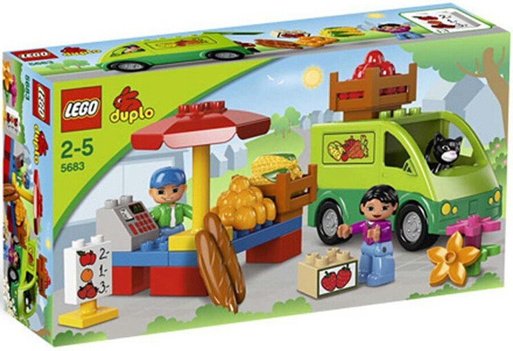 乐高lego duplo得宝系列 露天集市 5683(适合2-5岁)儿童智力玩具