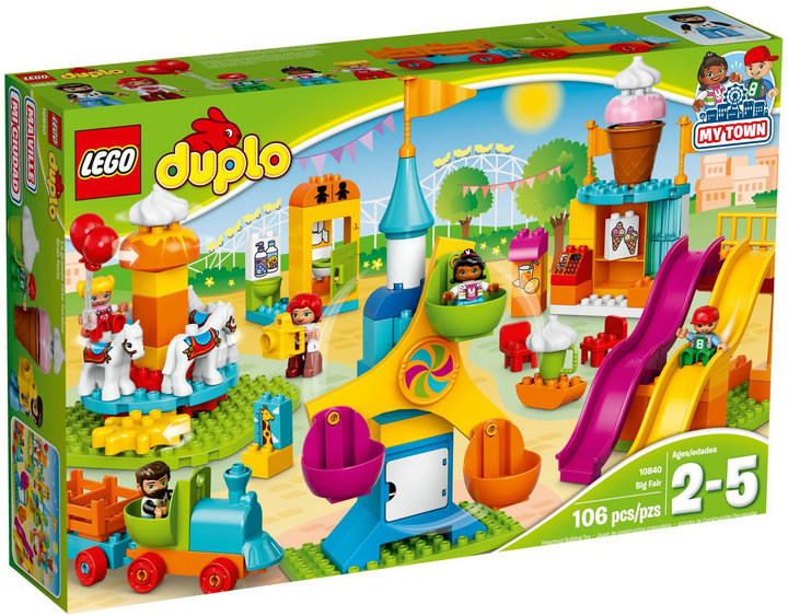 乐高LEGO得宝大颗粒10840积木大型游乐园2017年积木儿童玩具拼接-封面