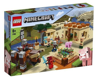 乐高LEGO 21160我的世界Minecraft灾厄村民突袭积木智力2020款