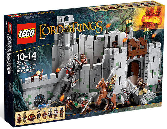 乐高lego 9474魔戒指环王系列圣盔谷之战收藏精品2012年智力玩具