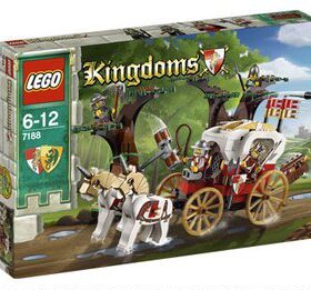 乐高LEGO 儿童益智玩具7188拼装积城堡系列国王马车伏击战 能动性