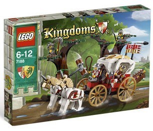 能动性 积城堡系列国王马车伏击战 儿童益智玩具7188拼装 乐高LEGO