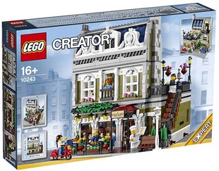 乐高LEGO 建筑系列10243 巴黎餐厅 街景系列2014款收藏礼物拼接