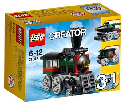创意百变蒸汽火车翡翠绝版乐高