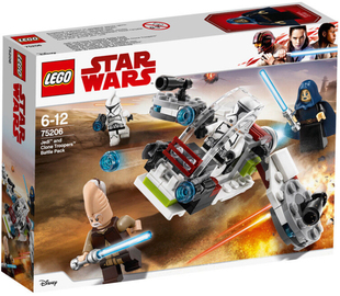 乐高LEGO 星球大战 75206绝地武士克隆兵战斗套装2018款智力