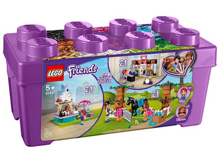 乐高lego 好朋友心湖城积木41431小颗粒积木桶积木智力玩具2020款