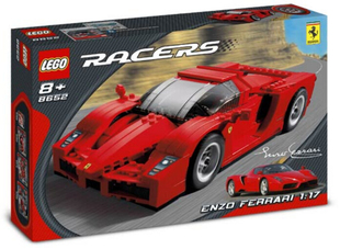 跑车 乐高LEGO ENZO 赛车系列法拉利恩佐 儿童智力收藏玩具 8652