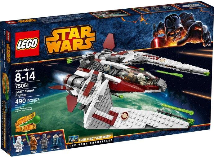 乐高lego 75051星球大战star wars绝地侦察战斗机2014款智力拼接